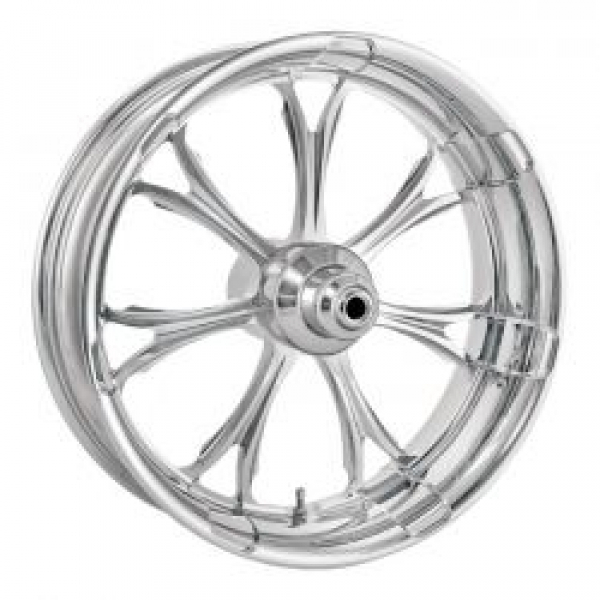 PM, Front wide tire wheel Paramount, 5.5x18". Chrome